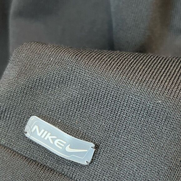 Nike turtleneck dri-fit black grey stripe size medium - Picture 4 of 16